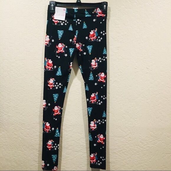 New Bundle of 2 Christmas leggings themed tights xs - Picture 6 of 10